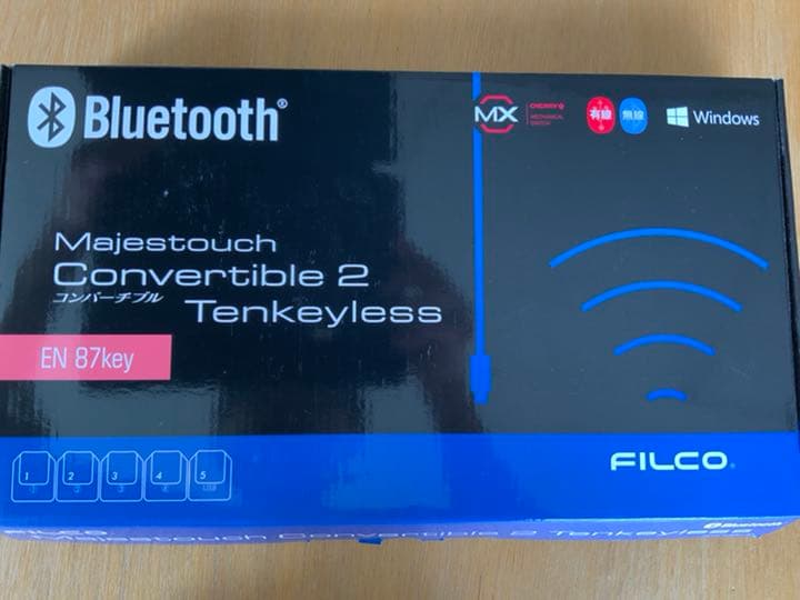 Convertible 2 tenkeyless  EN87key 茶軸