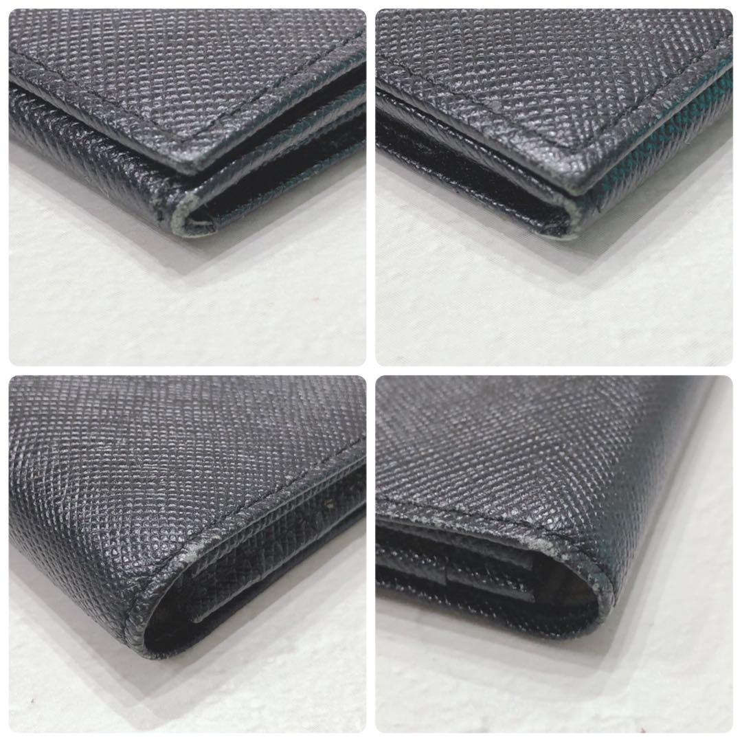 ☆美品☆ BURBERRY バーバリー 長財布 ブラック レザー シンプル ロゴ