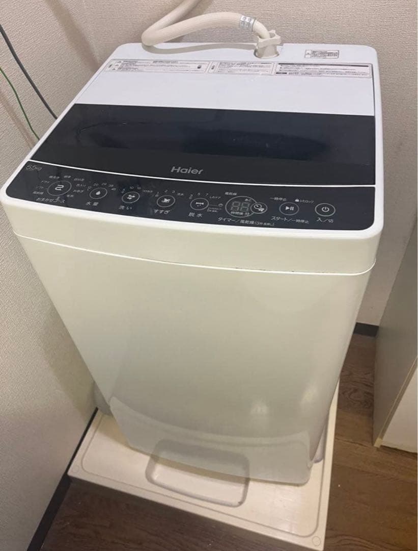 【送料無料】ハイアール5.5kg 洗濯機JW-C55D-K 2019年製