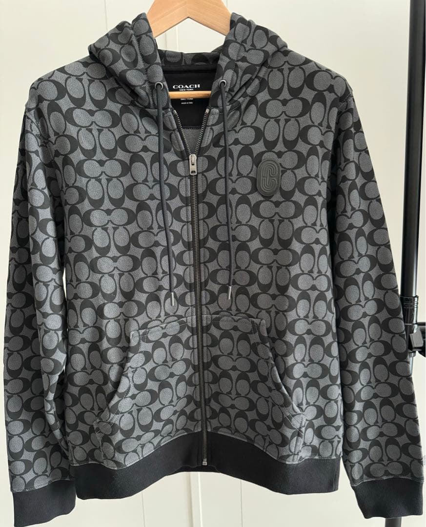 上下　セットアップ　COACH シグネチャー　パーカ　パンツ　Sサイズ