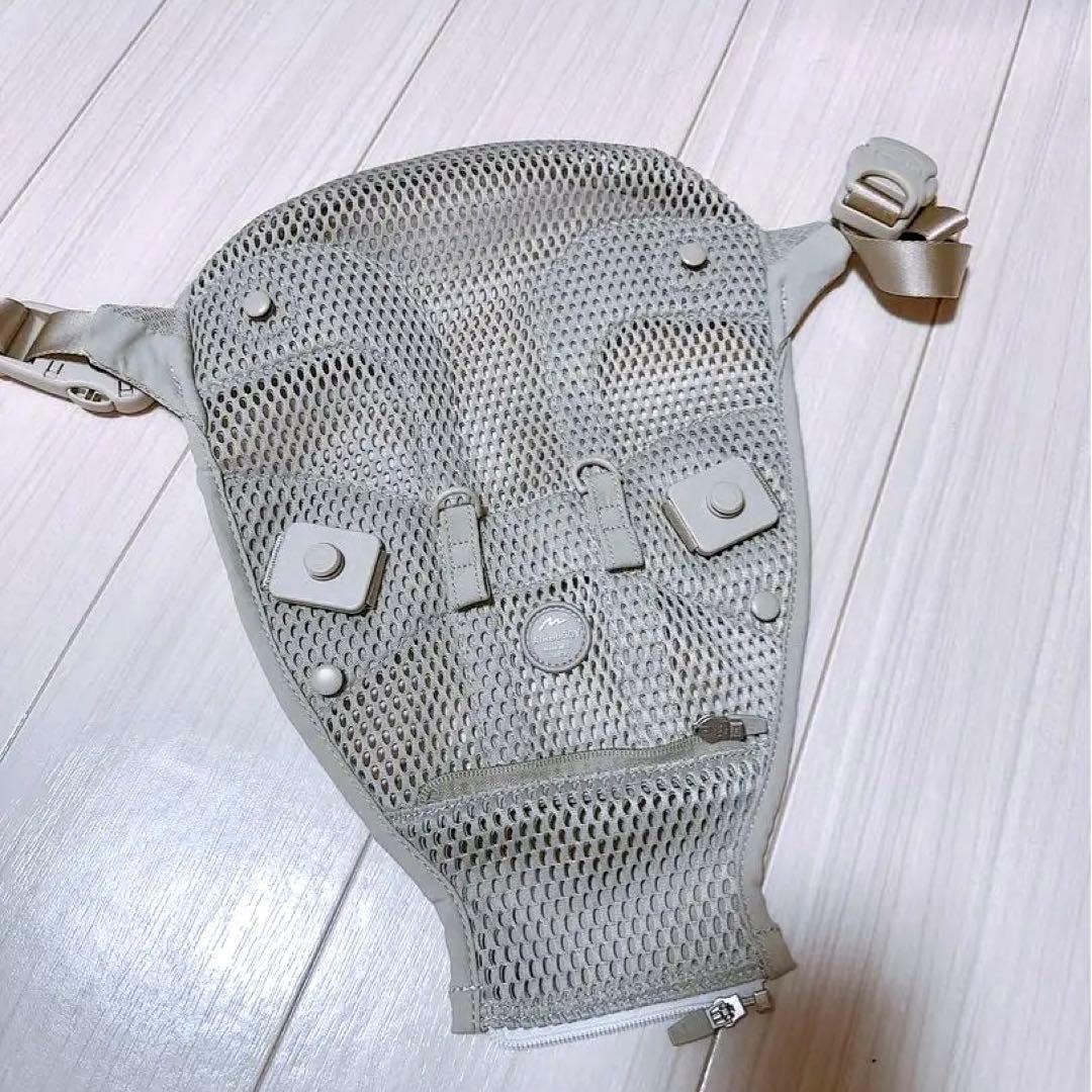 箱無し★美品★エアバギー　抱っこ紐 サンドアッシュ　スタッフバック・ベルトカバー