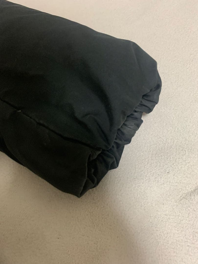 モンクレール　Aライン　ダウンコート　難あり　ブラック