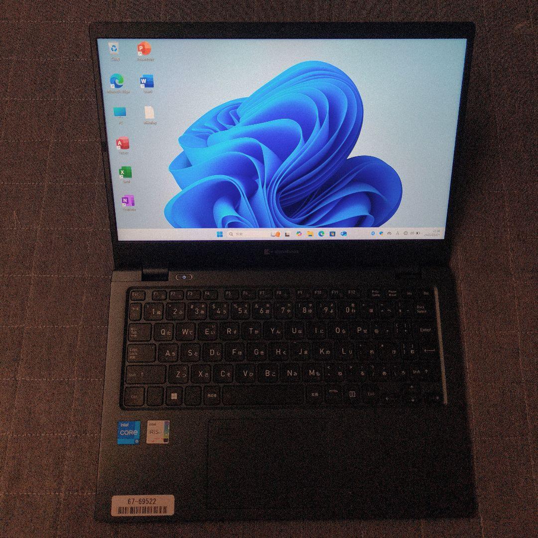 美品 Dynabook 超軽量 驚速 12世代i5 16GB 新品1TB 55