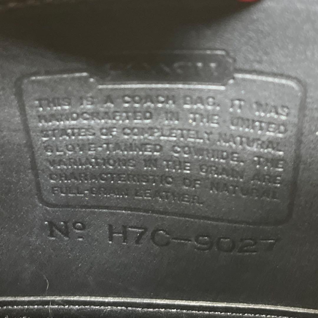 バッグ OLD COACH coach ergo mini black leather