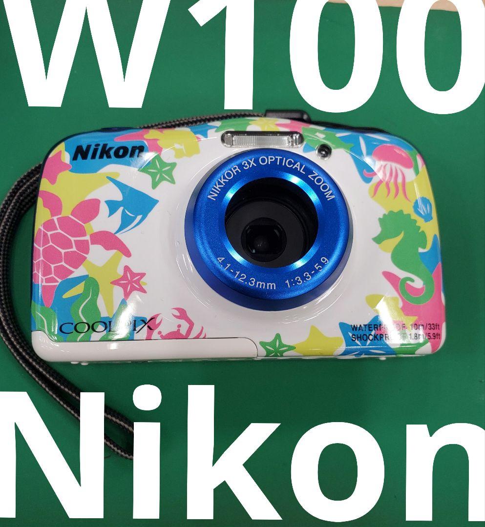 Nikon Coolpix W100 防水デジタルカメラ