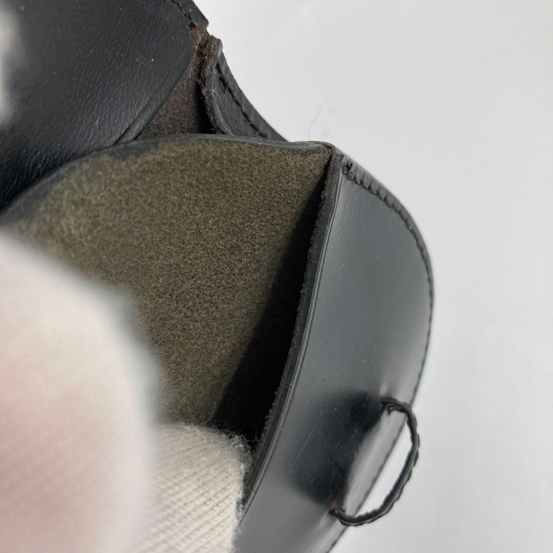 極美品】ポーター ケース 小銭入れ ネイチャー ブラック レザー