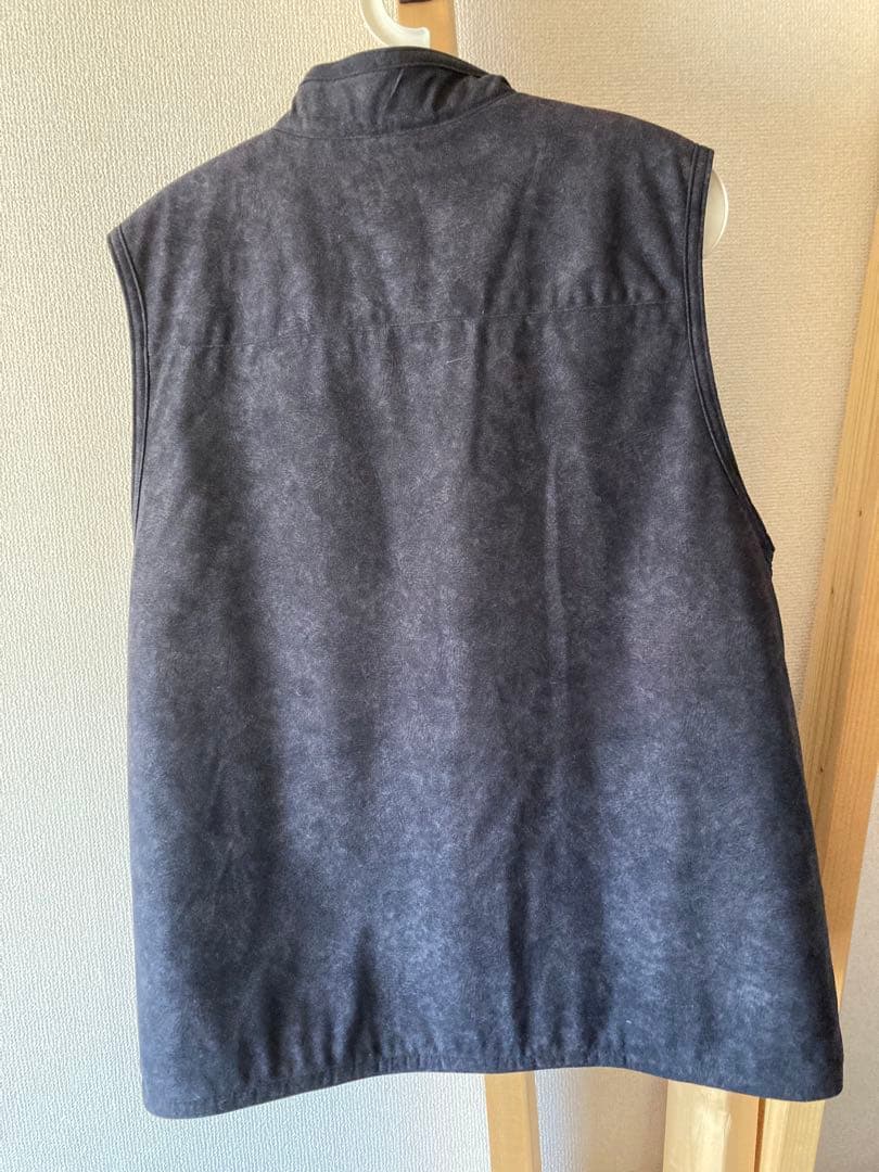 オーストラリアンピュアウール ダークグレー 羊毛ベストとにかく暖かい♪