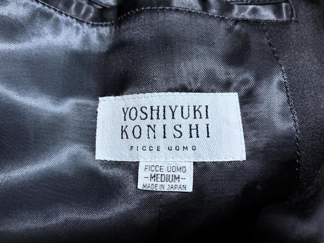 ◆FICCE UOMO ヨシユキコニシ ビーズ装飾マオカラ―ジャケット/美品◆