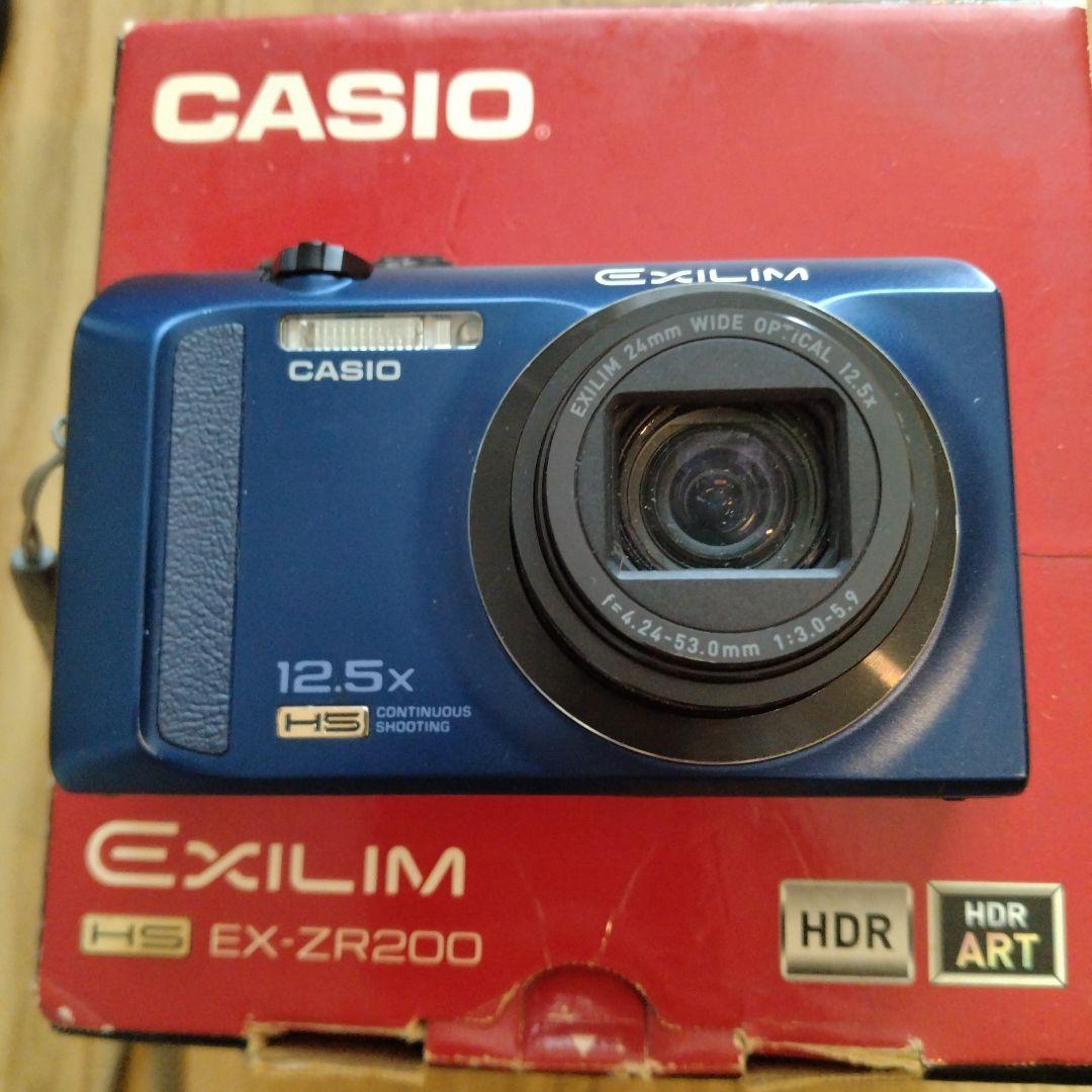 CASIO EXILIM EX-ZR200デジタルカメラ・バッテリー