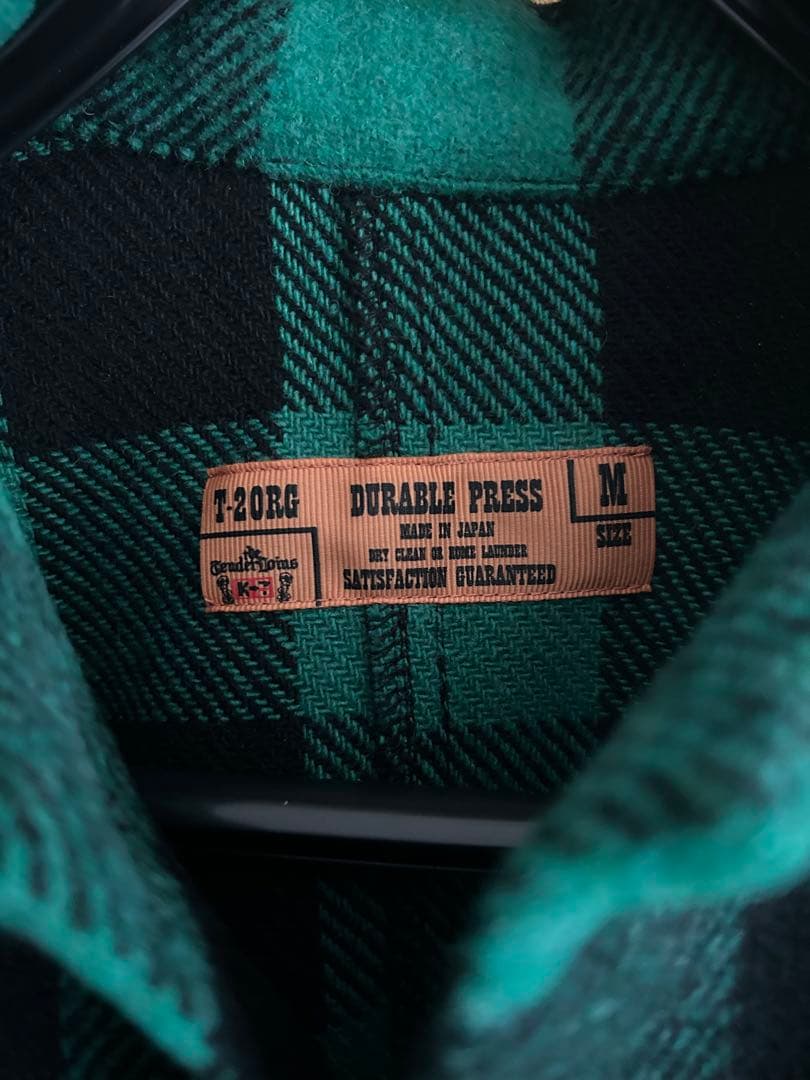 TENDERLOIN/テンダーロイン バッファロージャケット グリーン Mサイズ