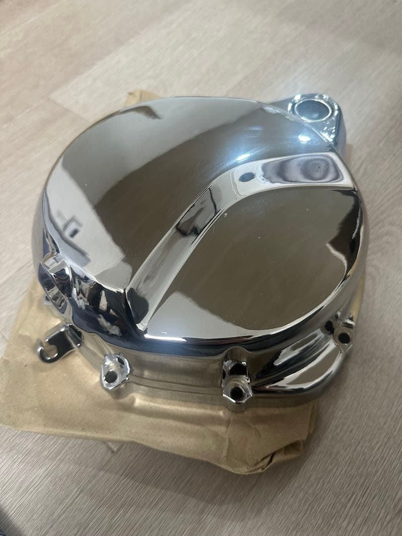 ゼファーχ 大阪魔人製 クラッチカバー メッキ