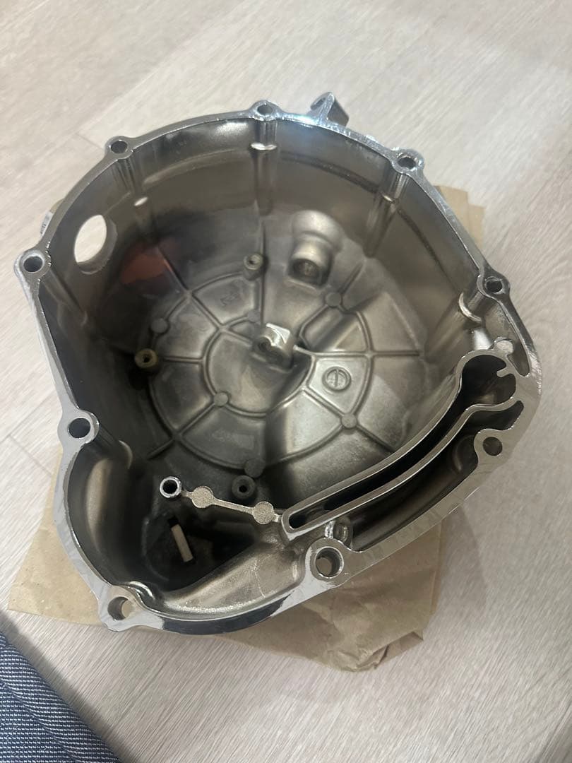 ゼファーχ 大阪魔人製 クラッチカバー メッキ