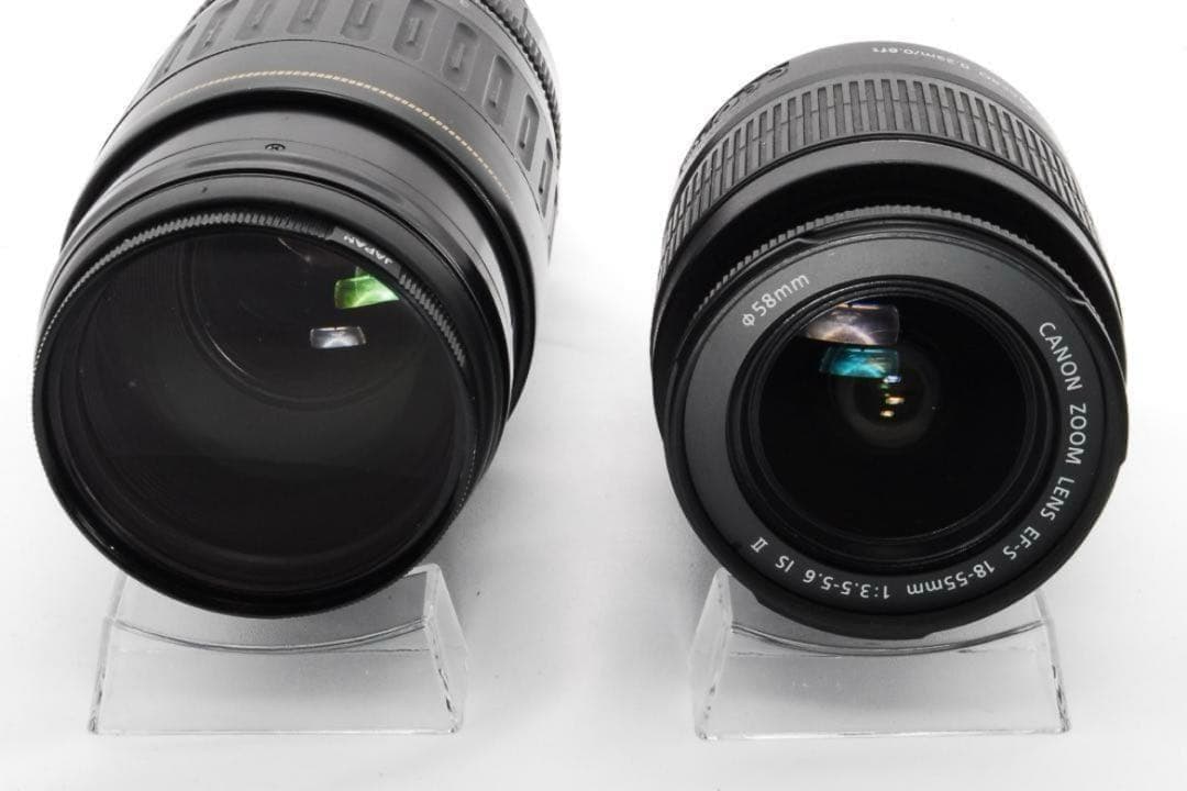 【軽量人気】Canon Kiss X7 ダブルレンズセット USM