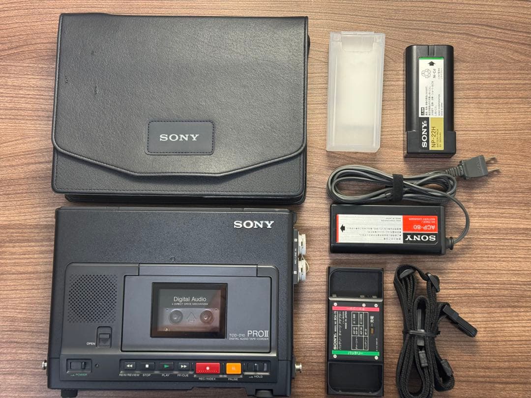 整備済 SONY ソニー TCD-D10 PRO2 デジタル デンスケケース付き