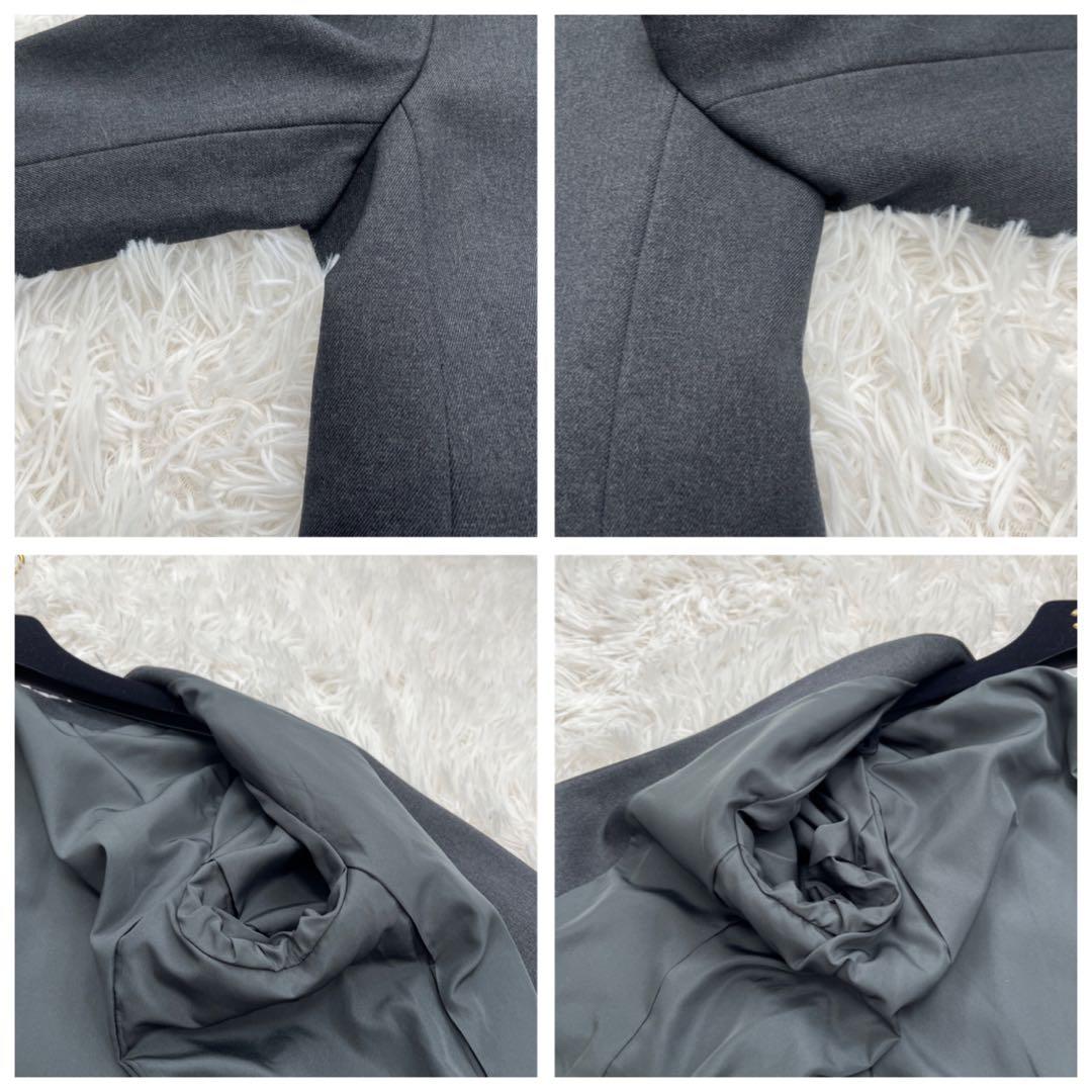 極美品✨ナチュラルビューティーベーシック セットアップ スーツ ノーカラー L