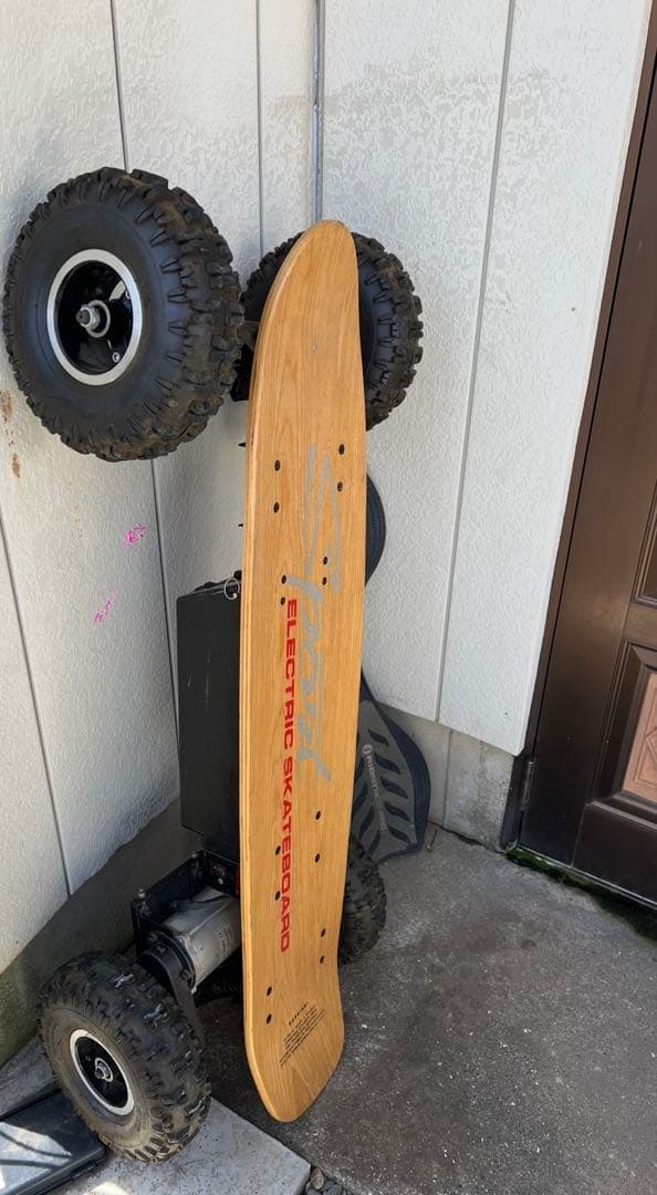 値下げ！　電動スケートボード　オフロードタイヤ　パワフル