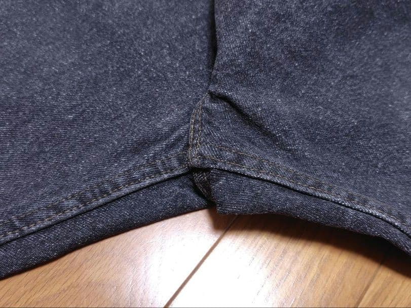 90s 501 先染め w31 ブラック デニム リーバイス