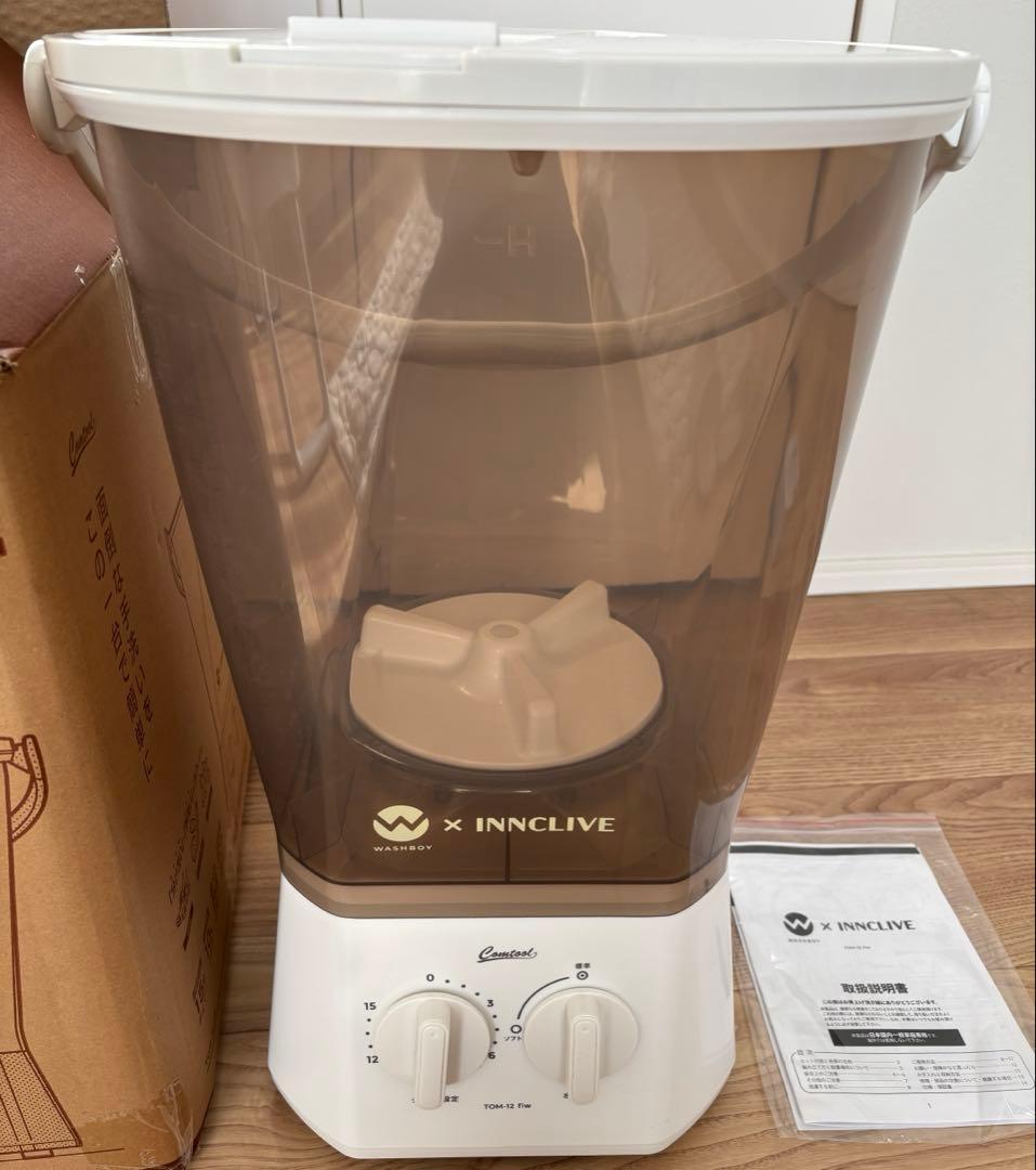 ウォッシュボーイ×INNCLIVE TOM-12fiw クリアホワイト