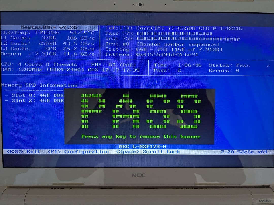 【極上品】LAVIE 第8世代i7/SSD 240G/メモリ8G/全分解整備済