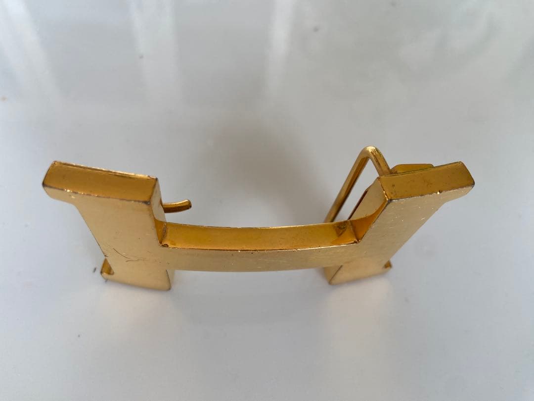 HERMESゴールド H型バックル