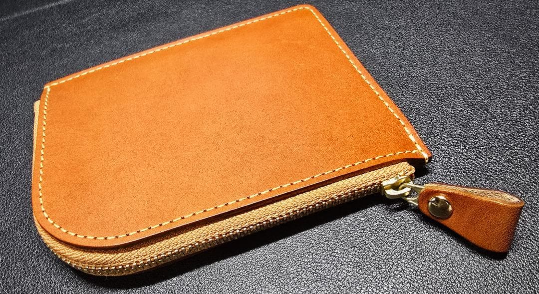 土屋鞄製造所 ナチューラ ヌメ革 Lファスナー ブラウン 未使用新品！！