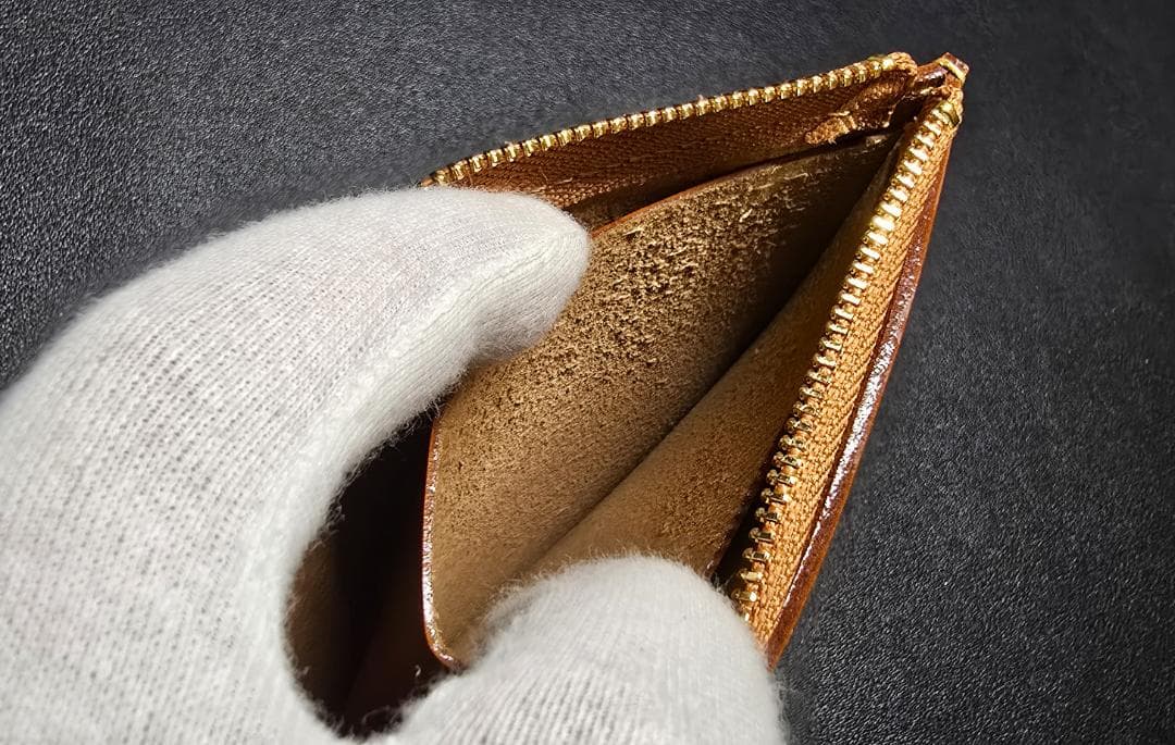 土屋鞄製造所 ナチューラ ヌメ革 Lファスナー ブラウン 未使用新品！！