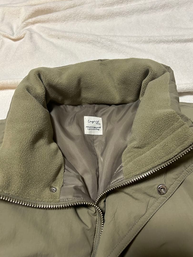 ungrid 今季ミドル丈ルーズシルエットダウン⭐︎ベージュS