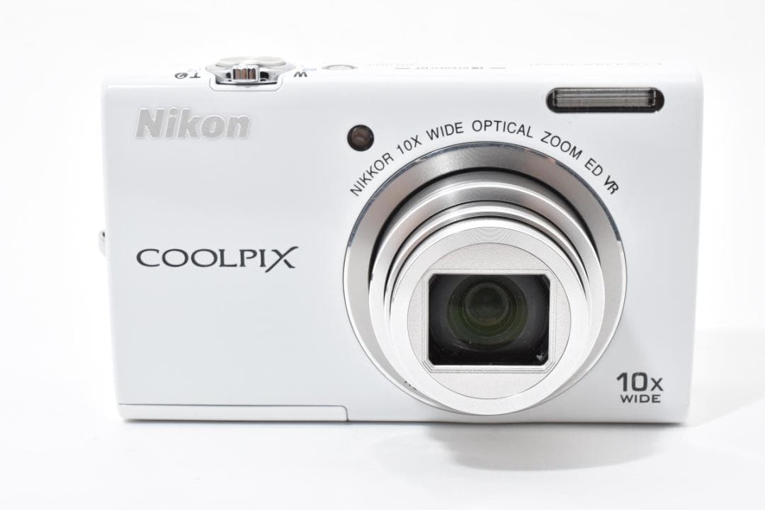 動作品Nikon COOLPIX S6200ニコン　デジカメ　ホワイト#959