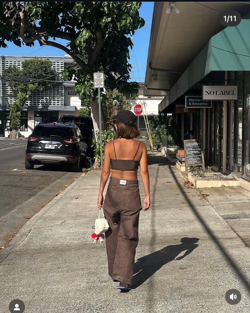 【caveza rosso】Cindy's デニムストレートパンツ