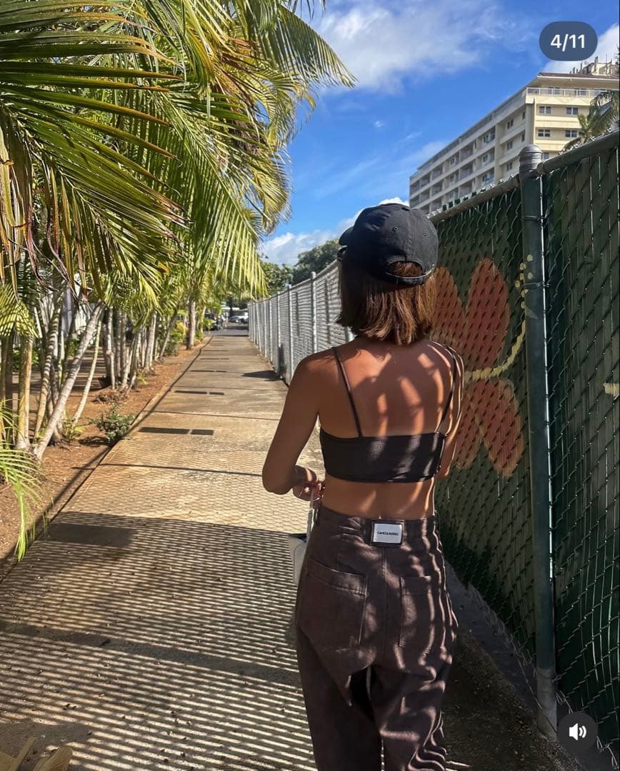 【caveza rosso】Cindy's デニムストレートパンツ