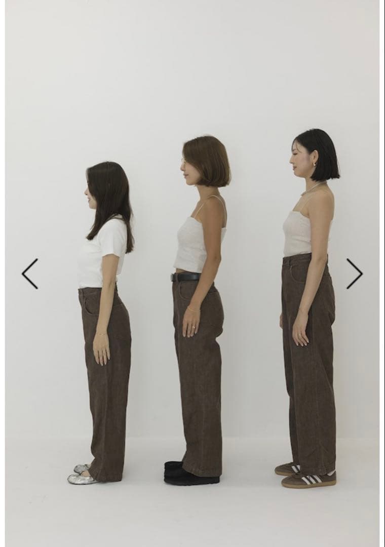 【caveza rosso】Cindy's デニムストレートパンツ