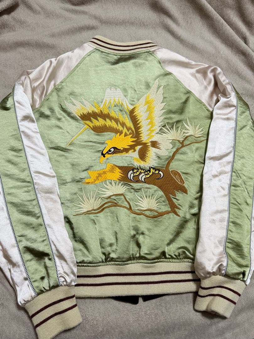 未使用近 別珍 NON STOCK 虎 鷹 日本限定 スカジャン vintage