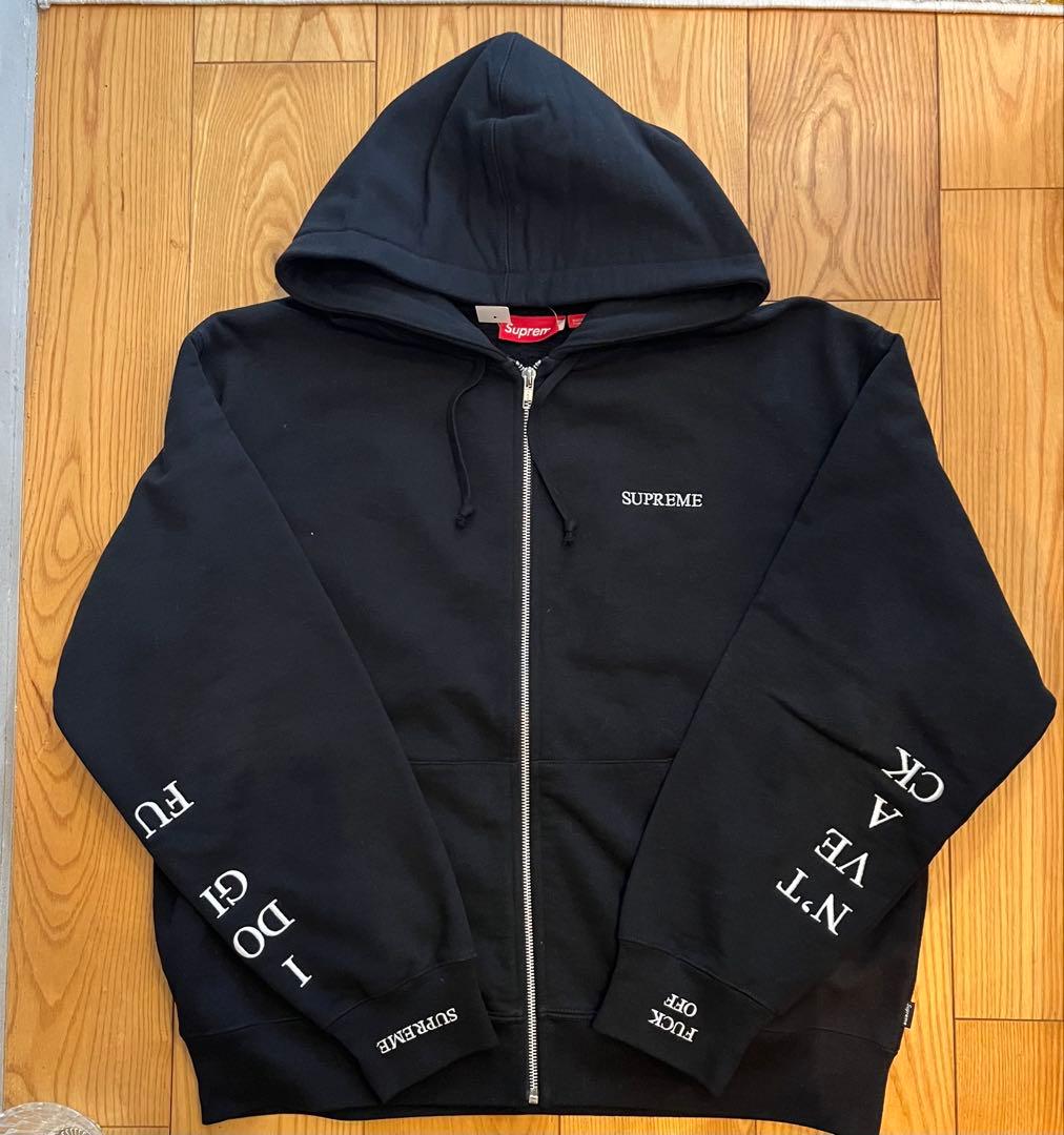 けんSupreme IDGAF Zip Up Hoode