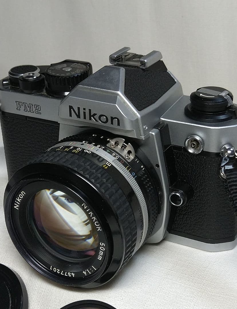 完動品！Nikon FM2 一眼レフ NIKKOR 50㎜ 1:1.4 綺麗です