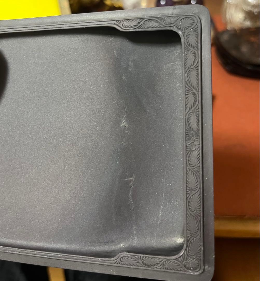 端渓硯　蓋付硯　元箱付