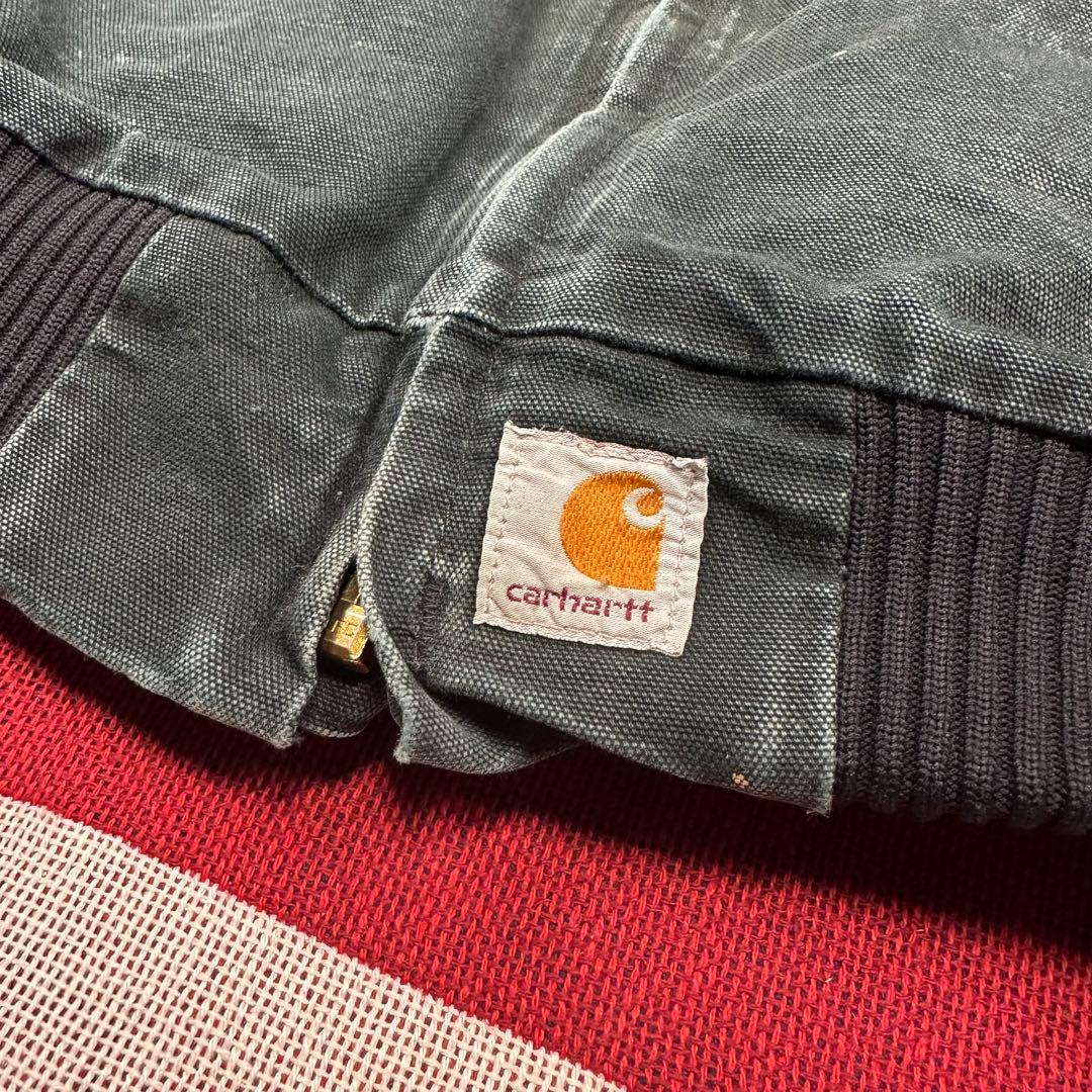 鬼雰囲気 ボロ カーハートJ13 BLK サンタフェジャケット ブラック 短丈