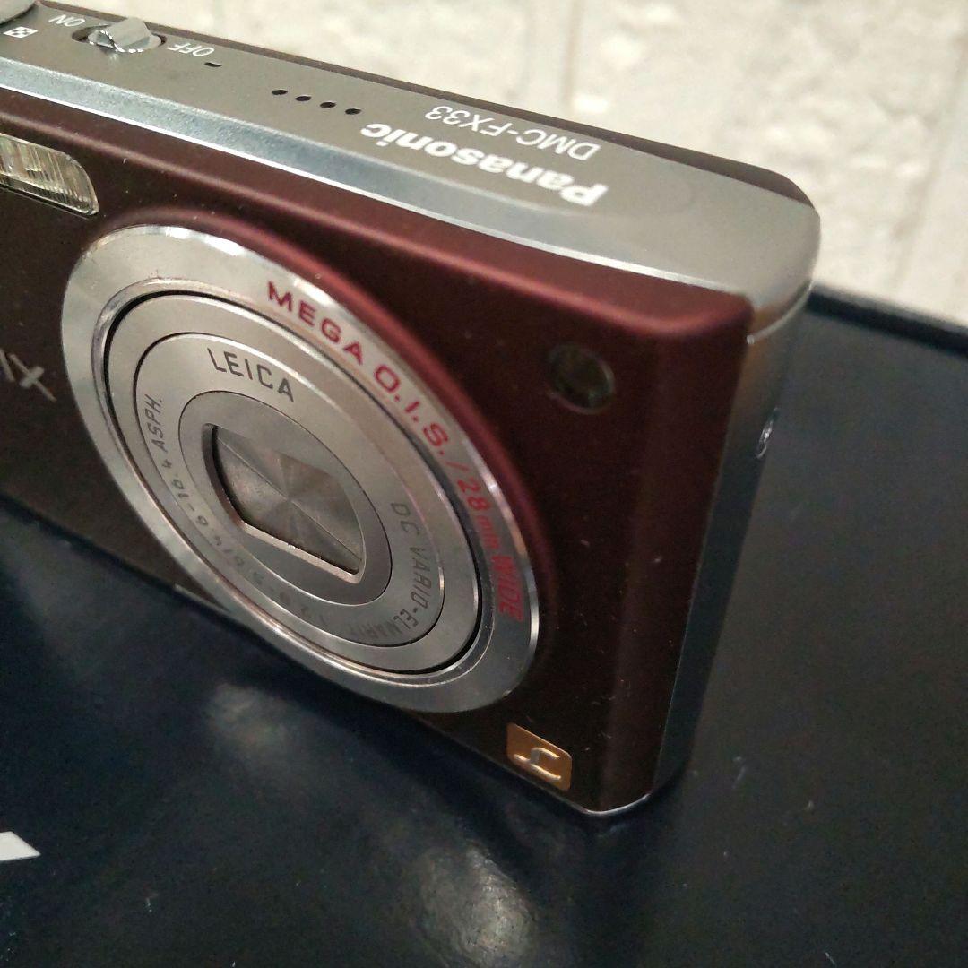 Panasonic デジタルカメラ DMC-FX33-T ブラウン