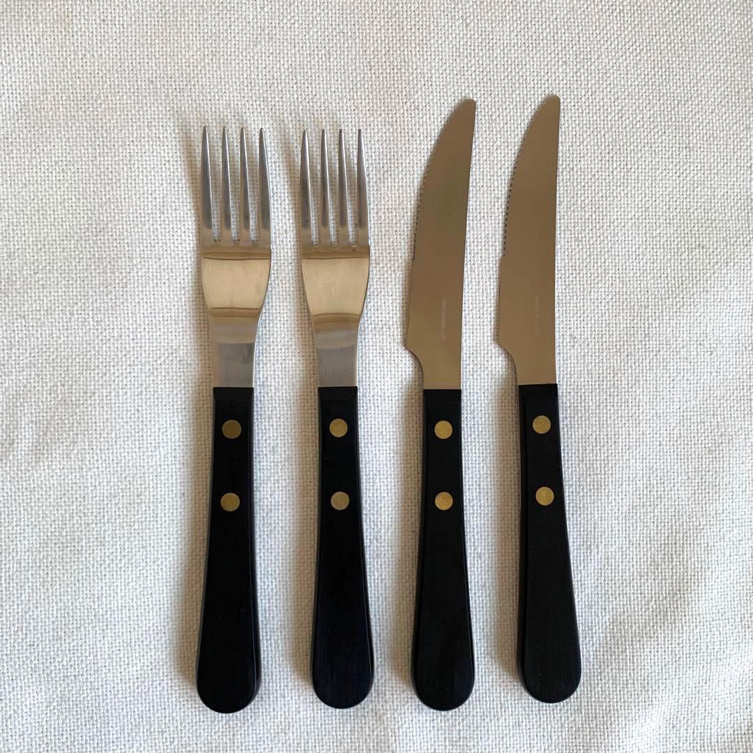 DAVID MELLOR プロヴァンサルブラック　ナイフフォーク