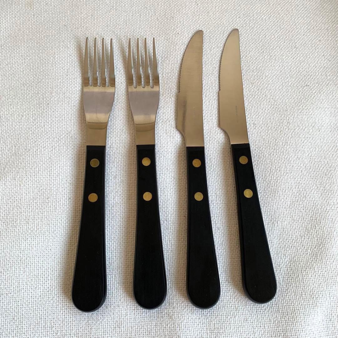 DAVID MELLOR プロヴァンサルブラック　ナイフフォーク