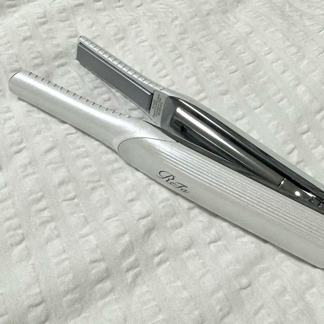 ReFa リファ ストレートヘアアイロン ホワイト スタンド付き