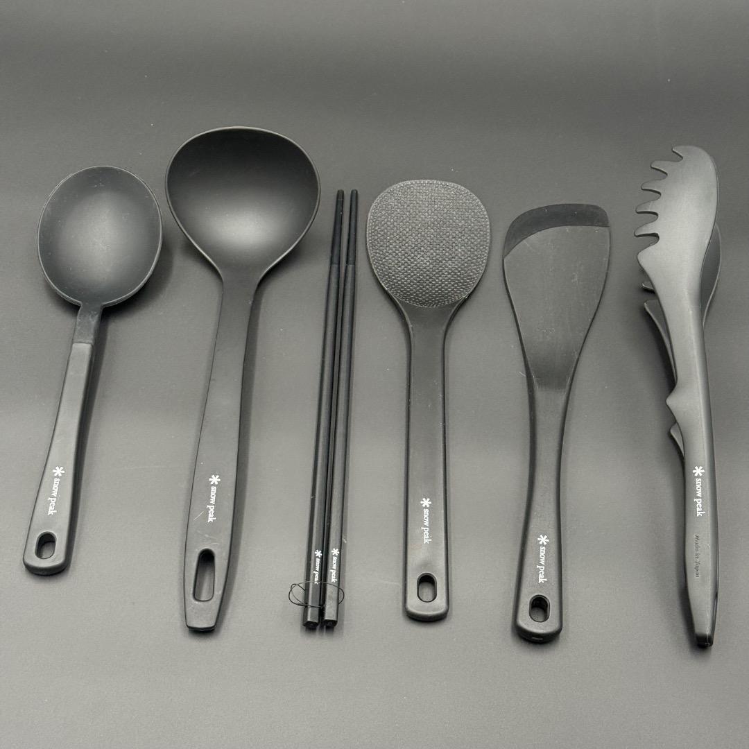 【未使用品】廃盤品　 peak シリコン キッチンツール6点セット