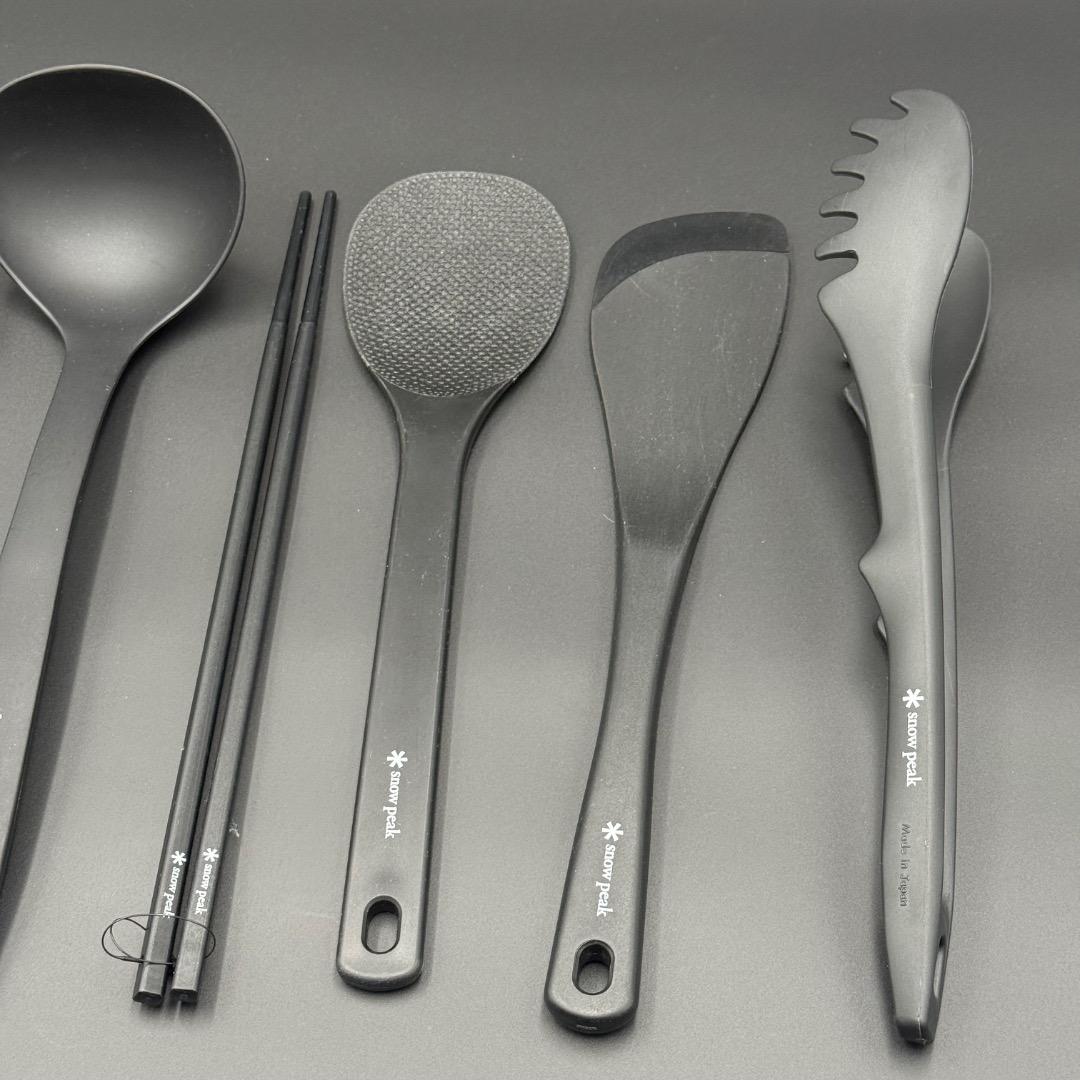 【未使用品】廃盤品　 peak シリコン キッチンツール6点セット