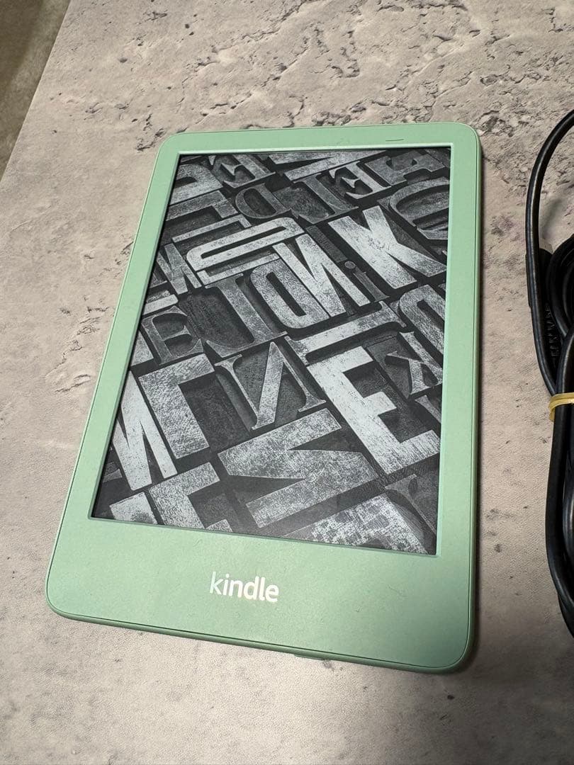 Kindle 本体 マッチャ 充電ケーブル付き