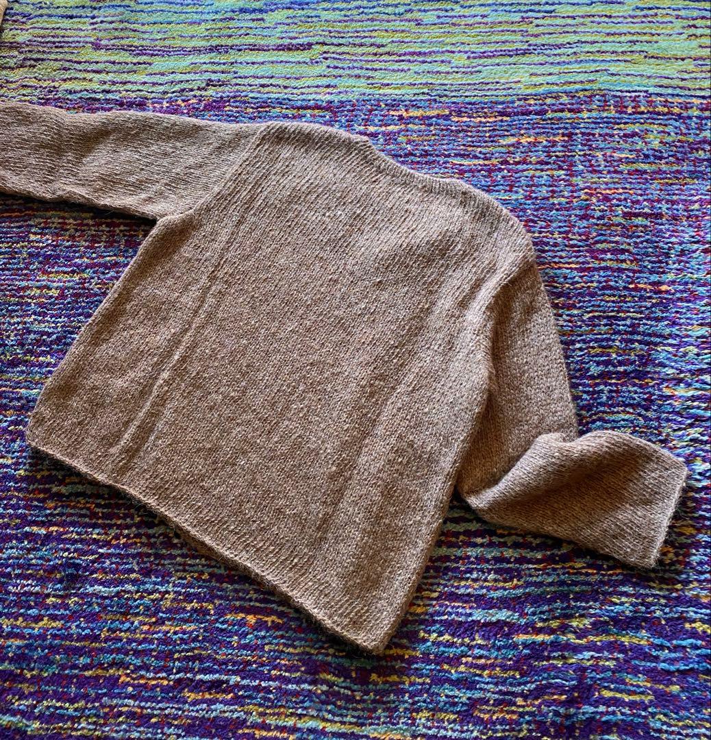 ババグーリ　手紬ぎアルパカお守りニット　2022冬　美品　ヨーガンレール
