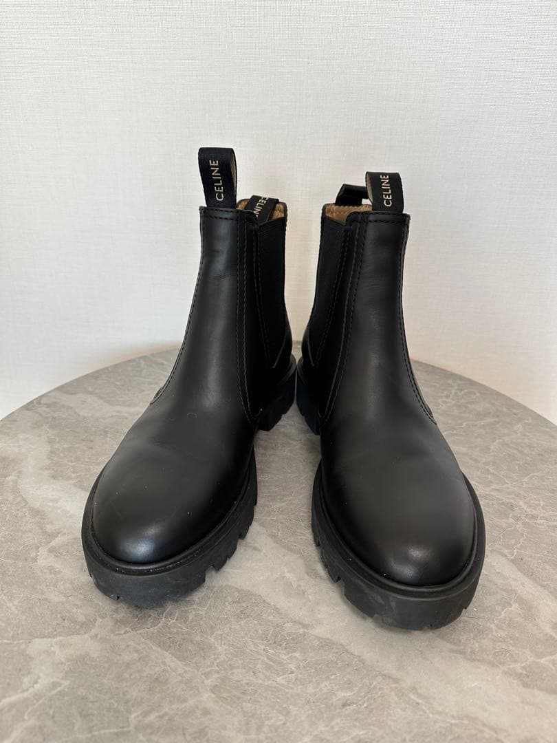 ⭐︎新春⭐︎CELINE マーガレット チェルシーブーツ ショートブーツ ブラック