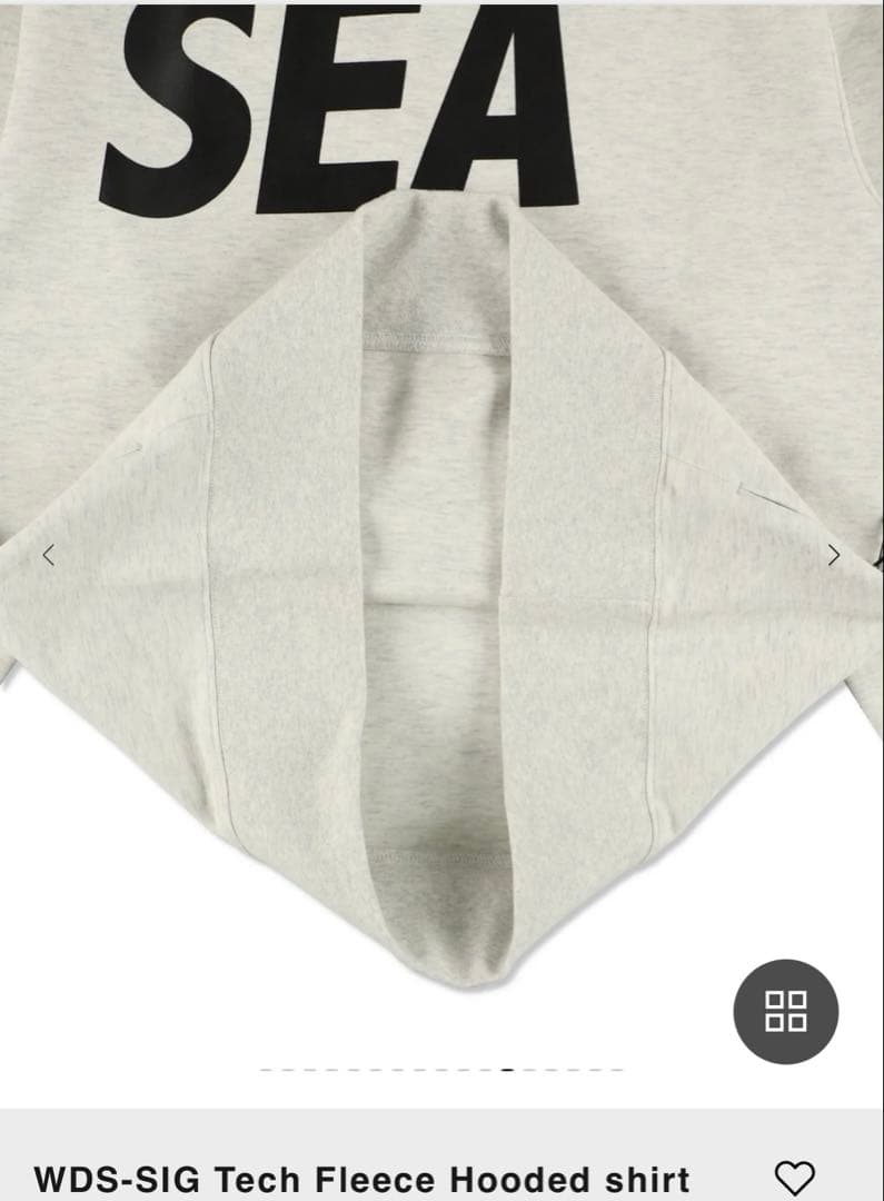 オンライン即完売WDS-SIG Tech Fleece Hooded shirt