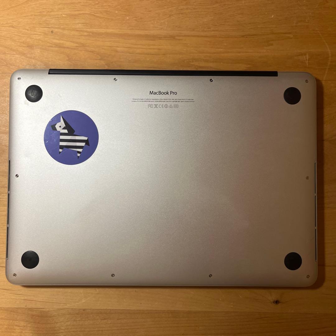 MacBook本体 MacBook Pro (Retina, 13-inch, Late 2012)