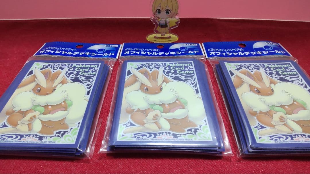 未開封 ポケカ ミミロップ・エルフーン デッキシールド32枚入り×3セット