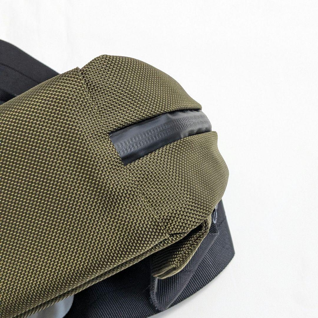 カワニシカバン　lauff​　ラフ　コーデュラ　カーキ　ボディバック　ナイロン