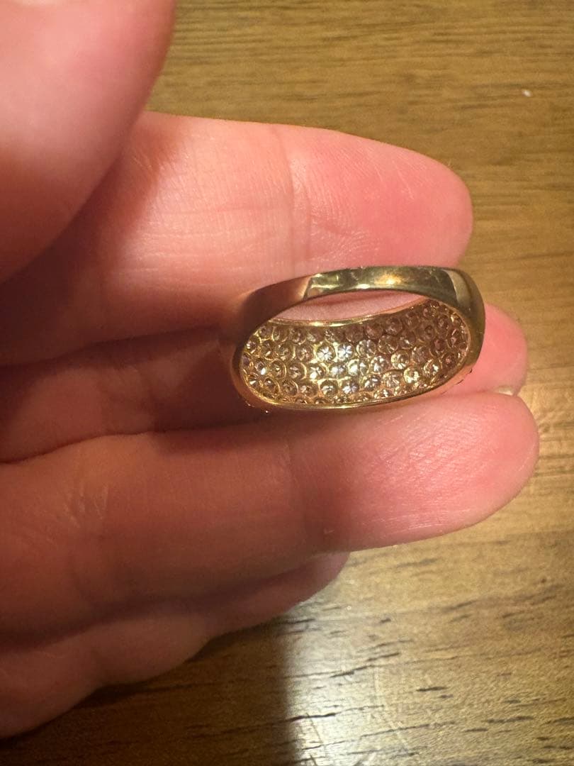 18金 YG２ctダイアモンドパヴェリング14号⭐︎H&C⭐︎ゲリラ値下げ！！